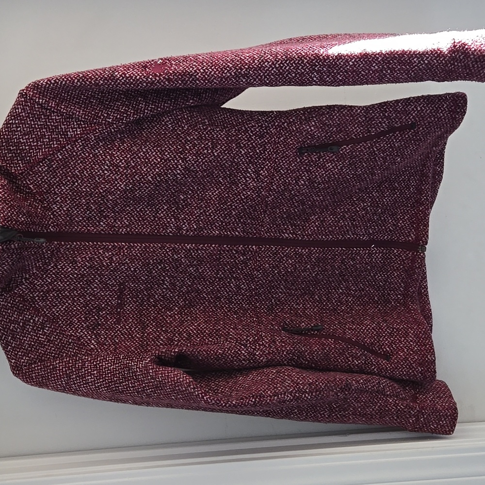 Mammut Kachemak Full Zip Hooded Fleece Jacket 1010-21520 Women's M Pink/Burgundy